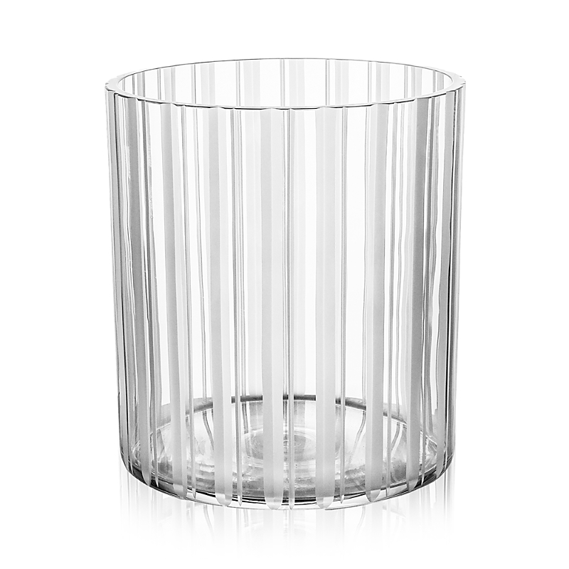 Orrefors Cut In Number Medium Vase In Clear