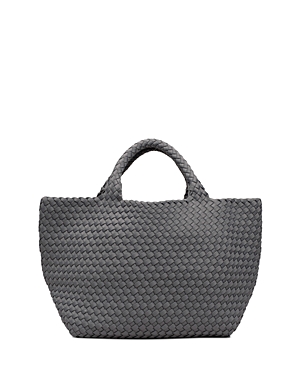 Naghedi St. Barths Medium Woven Tote In Pebble