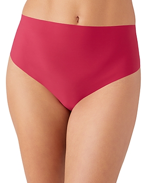 B.tempt'd By Wacoal B.bare Hi Waist Thong In Persian Red