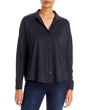 MAJESTIC LONG SLEEVE BUTTON FRONT SHIRT