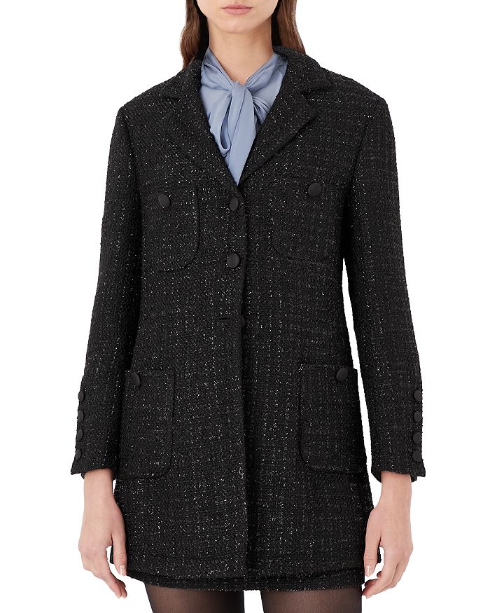 Emporio Armani Tweed Jacket | Bloomingdale's
