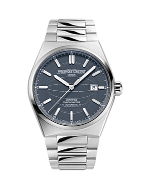 Frederique Constant Highlife Automatic 41mm In Gray Blue/silver
