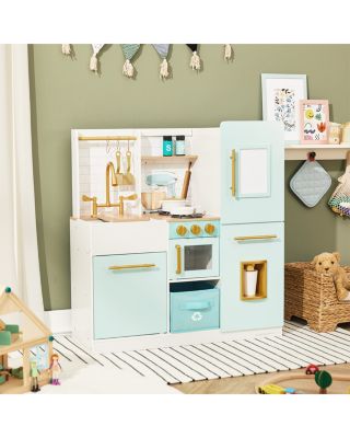 Kids Biscay Delight Classic Play Kitchen Mint - Ages 3-7