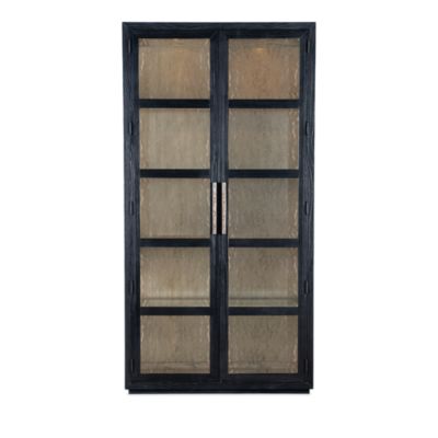 Linville Falls Shou Sugi Ban Curio Cabinet