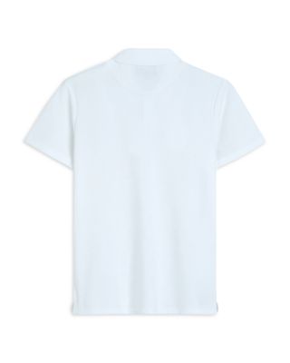 Organic Cotton Terry Logo Embroidered Regular Fit Polo Shirt 