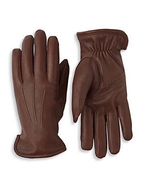 Hestra Andrew Leather Gloves In Chocolate