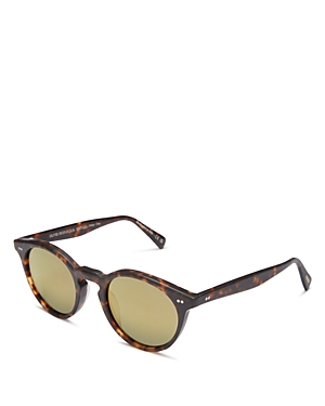 Oliver Peoples Romare 0ov5459su 1454o8 Round Sunglasses In Tortoise/brown Solid