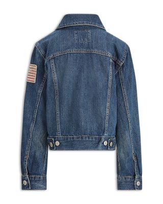 Boys' Cotton Denim Trucker Jacket - Big Kid