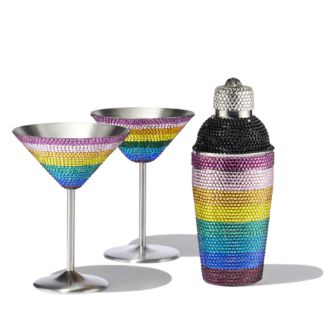 Kurt Geiger London Crystal Martini Glass Set | Dillard's