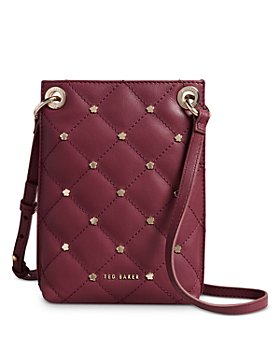 Ted Baker - Partonn Magnolia Stud Quilted Leather Phone Crossbody