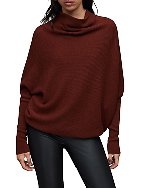 Allsaints Ridley Jumper In Cherrywood