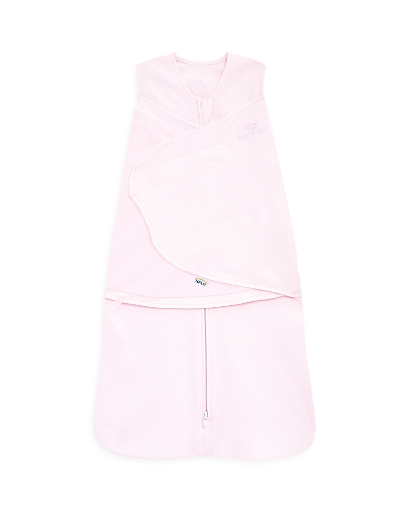 Halo Sleep Cotton 2 In 1 Sleepsack Swaddle In Soft Pink