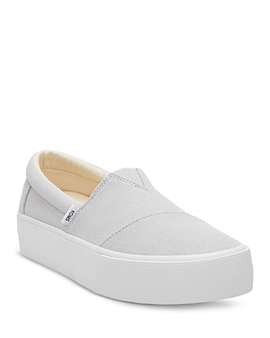 TOMS WOMEN'S FENIX PLATFORM SLIP ON SNEAKERS