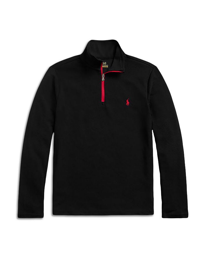 Ralph lauren quarter zip fleece sales