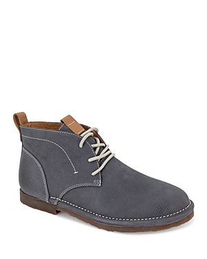 Gentle Souls By Kenneth Cole Men's Albert Lace Up Chukka Boots In Dark Grey