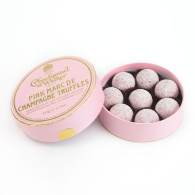 Charbonnel et Walker - "Marc de Champagne" Pink Chocolate Truffles