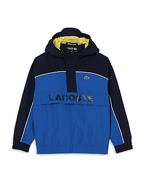 Lacoste Sport Water-repellent Jacket - Little Kid, Big Kid In Blue/navy Blue