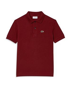 Lacoste Boys' Classic Pique Polo Shirt - Little Kid, Big Kid In Turkey Red