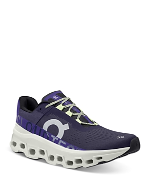 On Cloudmster Rubber-trimmed Mesh Running Sneakers In Acai/aloe