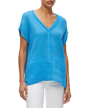 Michael Stars Draya V-neck Top In Capri