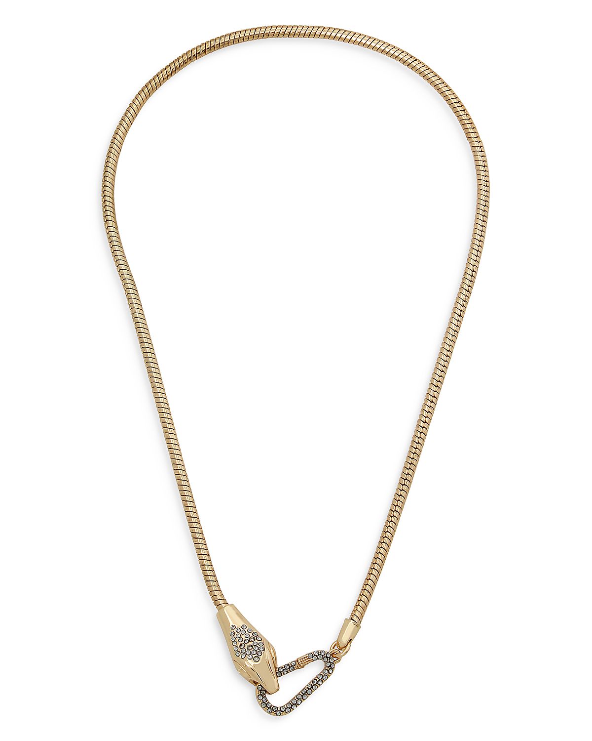 Allsaints Snake Head Strand Necklace