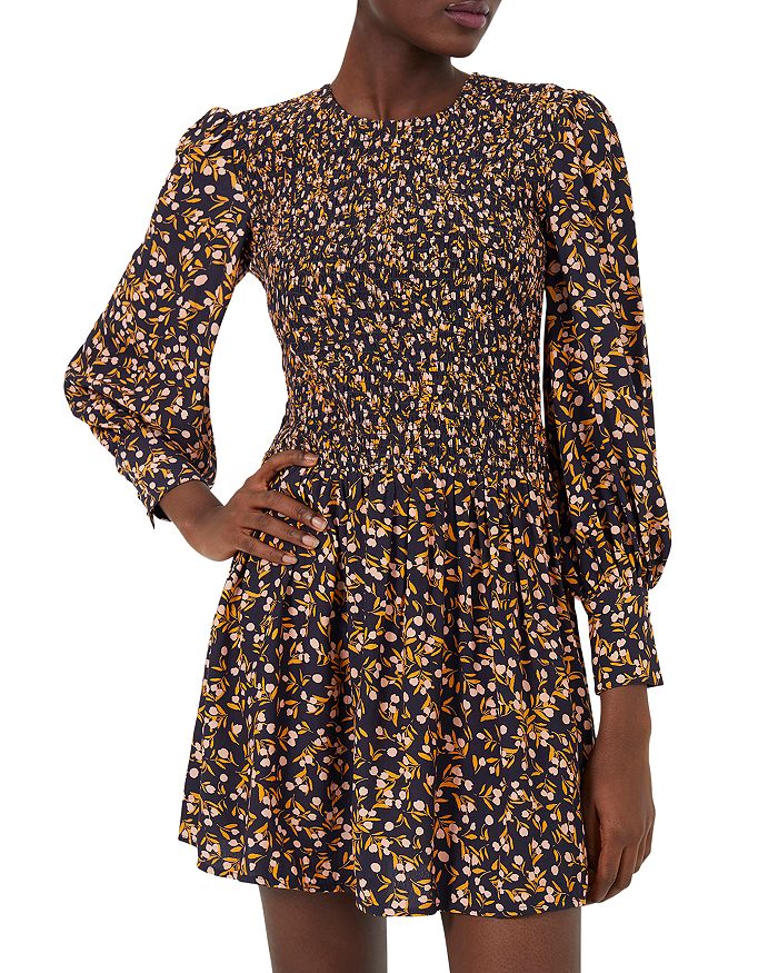 FRENCH CONNECTION Berrit Colette Smocked Dress | Bloomingdale's