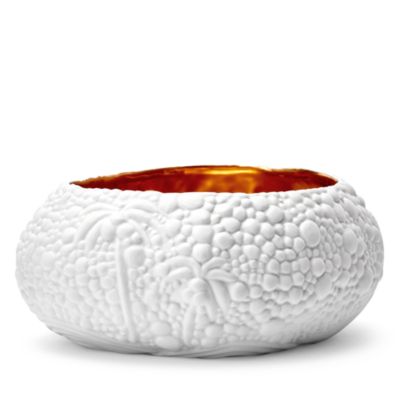 Haas Mojave Desert White + Gold Medium Bowl