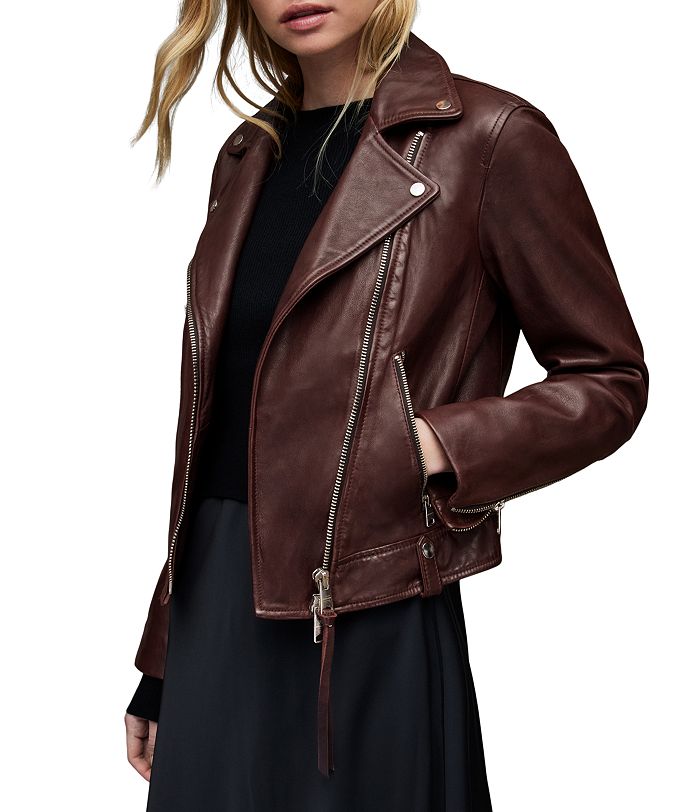 ALLSAINTS Neko Leather Biker Jacket | Bloomingdale's