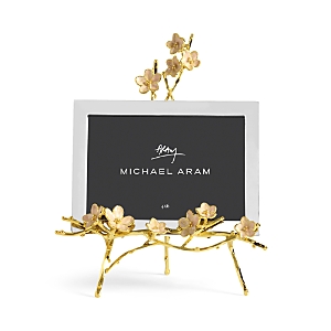 Shop Michael Aram Cherry Blossom Easel Frame, 4 X 6 In Gold