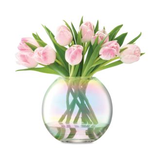 LSA Mother of Pearl Look Vase, Medium | Bloomingdale's Home
