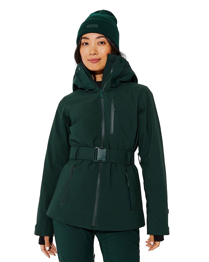 Halfdays Aston Waterproof Winter Jacket In Alpine Green