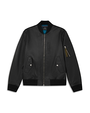 Paul Smith Leather Bomber Jacket
