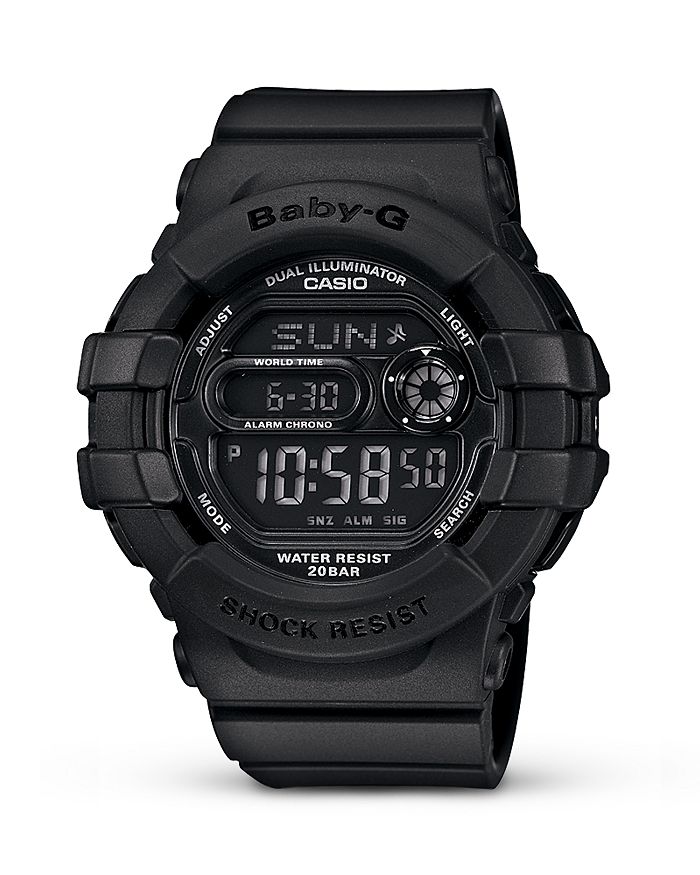 Shop Baby-g 3d Protection Watch, 44mm In Black