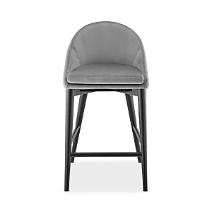 Euro Style Baruch Counter Stool In Gray