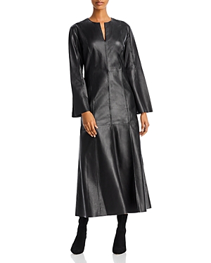 by malene birger leather dress By Malene Birger Lauren Viscose-Silk Shift Dress, Black, Women's, 36 FR (4 US), Casual & Work Dresses Shift Dresses