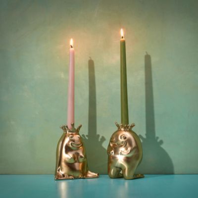 Haas King + Queen Candlesticks, Set of 2