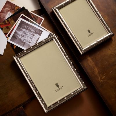 Stars Frame in Platinum, 4" x 6"