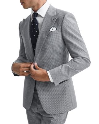 micro houndstooth suit