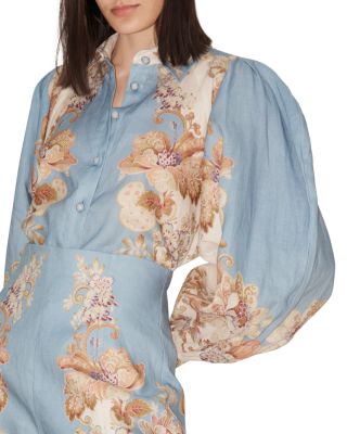 Alémais - Blythe Linen Floral Print Shirt