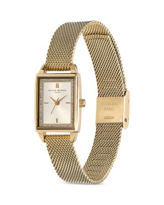 Rectangle Bracelet Watch, 20.5mm