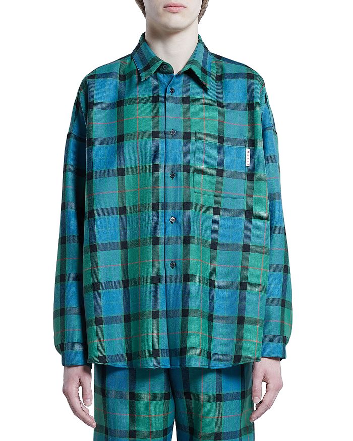 Marni Boxy Button Up Shirt Bloomingdale's