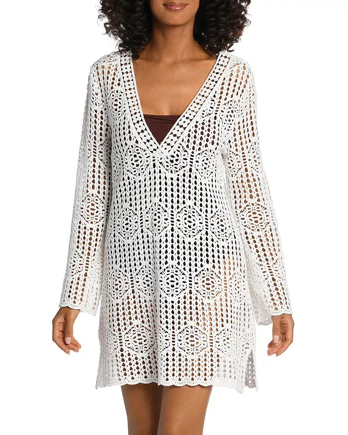 Waverly Crochet Swim Cover Up Tunic