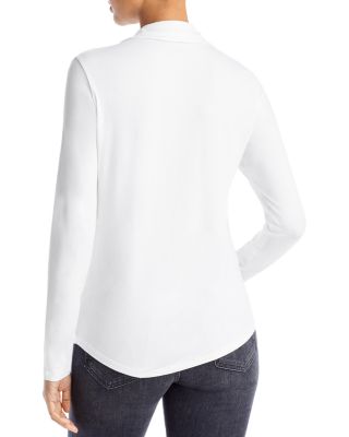 Point Collar Button Front Shirt