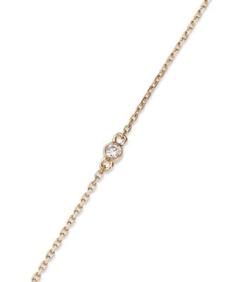 Sapphire and Diamond Accent Necklace in 14K Yellow Gold, 18" 