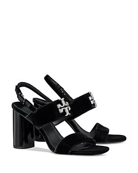 Tory Burch Kira Sandal Women's US 5 Strappy Block Heel Shoe Leather Tan  Beige