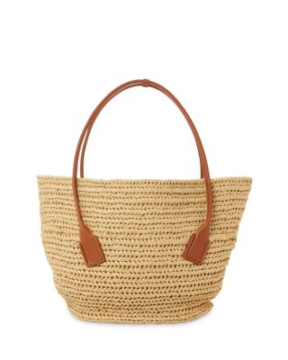 Bottega Veneta Arco Raffia Tote