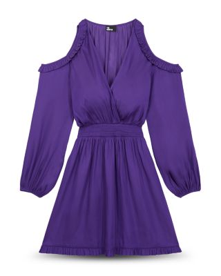 The Kooples Cold Shoulder Mini Dress