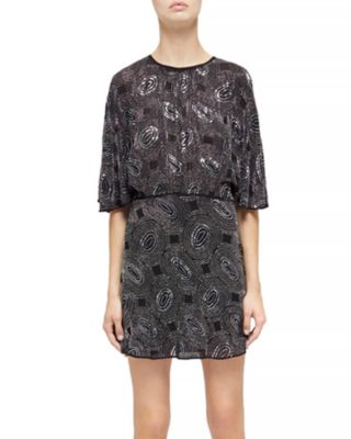 The Kooples Galaxy Embellished Mini Dress