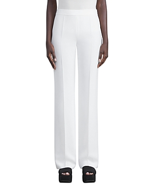 Lafayette 148 Gates Side Zip Pants In Cloud