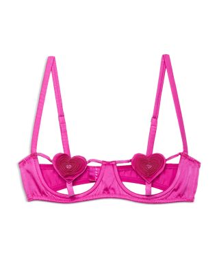 Fleur du Mal - Novelty Heart Balconette Bra